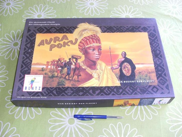 Duits spel Aura Poku (met Nederlandstalige spelregels), Hobby en Vrije tijd, Gezelschapsspellen | Bordspellen, Zo goed als nieuw