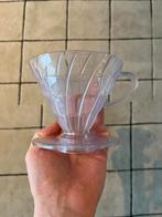 Plastic Hario V60 Coffee dripper. Gratis, Ophalen of Verzenden, Zo goed als nieuw, Rechthoekig, Kunststof