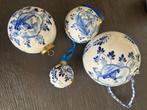Delftsblauwe kerstballen, Diversen, Kerst, Ophalen of Verzenden, Zo goed als nieuw