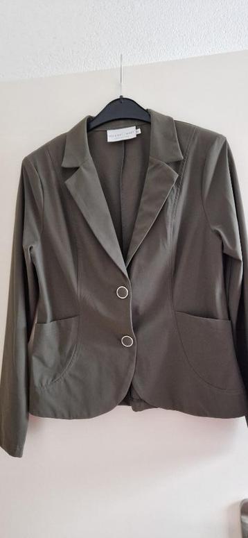Helena Hart blazer legergroen, als nieuw, maat 38 travelstof beschikbaar voor biedingen