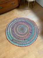 Gebruikt rieten kleed - 91 cm, Ophalen, Gebruikt, Bruin, Rond