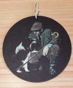 Vintage Schots wandbordje leisteen, Ophalen of Verzenden