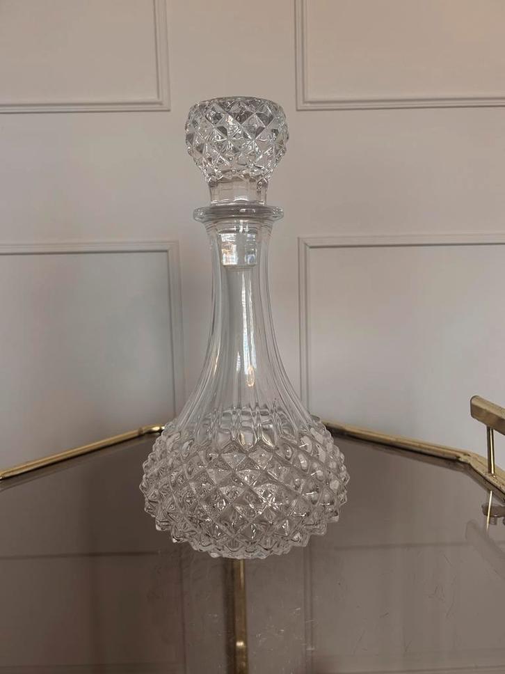 Cristal d'Arques Karaf - Vintage, Antiek en Kunst, Antiek | Glas en Kristal, Ophalen of Verzenden