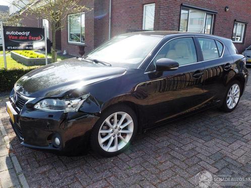 Lexus CT 200h Luxury Line (bj 2012, automaat), Auto diversen, Schadeauto's, Automaat, Hybride Elektrisch/Benzine, Hatchback, Zwart