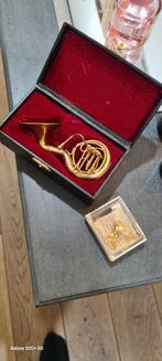 Miniatuur Franse Hoorn in Doos, Ophalen of Verzenden, Gebruikt