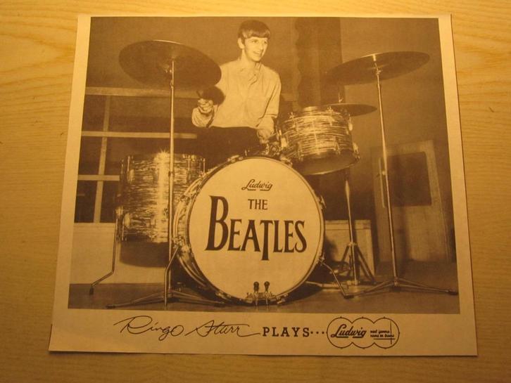 BEATLES FOTO RINGO STARR, Verzamelen, Muziek, Artiesten en Beroemdheden, Foto of Kaart, Ophalen of Verzenden