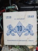 Tegeltje hkkl onderofficier mess, Verzamelen, Militaria | Algemeen, Ophalen of Verzenden, Landmacht