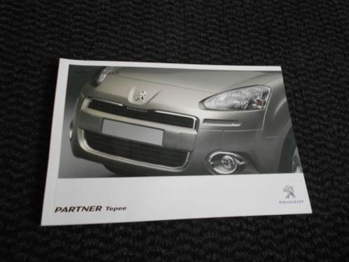 Peugeot Partner Tepee Handleiding Instructieboek NL Nieuw, Auto diversen, Handleidingen en Instructieboekjes, Verzenden