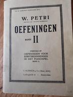 W. Petri, oefeningen piano, band 2, Gebruikt, Ophalen of Verzenden