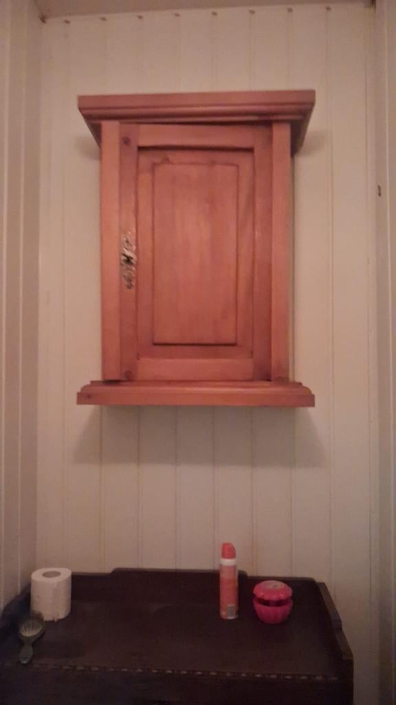 Houten medicijnkastje, Ophalen, Minder dan 50 cm, Grenenhout, Landelijk