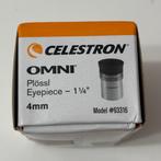 Celestron Omni oculair 4mm Plössl, Audio, Tv en Foto, Optische apparatuur | Telescopen, Ophalen of Verzenden, Minder dan 80 mm