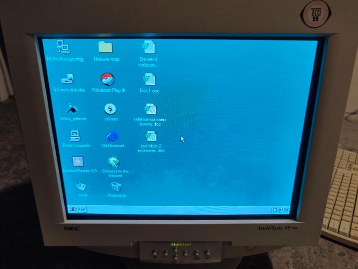 Nec Multisync FE700 trinitron crt, Computers en Software, Vintage Computers, Ophalen of Verzenden