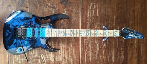 Ibanez JEM77P BFP Floral Pattern, Muziek en Instrumenten, Snaarinstrumenten | Gitaren | Elektrisch, Zo goed als nieuw, Solid body