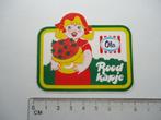 sticker oud OLA IJS roodkapje sprookje retro ijsje strip, Verzamelen, Stickers, Verzenden, Zo goed als nieuw, Bedrijf of Vereniging