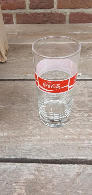 Vintage oude  oud cola glazen colaglas beschikbaar voor biedingen