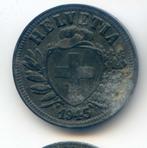 Zwitserland 2 Rappen 1943 Zink, Ophalen of Verzenden, Overige landen