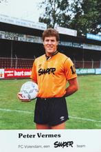 Spelerskaart Peter Vermes - FC Volendam - seizoen 1989/1990, Verzamelen, Ophalen of Verzenden, Zo goed als nieuw, Ajax, Spelerskaart