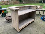 Verrijdbare houten bar, Ophalen, Gebruikt, Vrijstaand