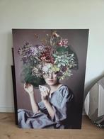 Schilderij op dibond - 80 x 120 cm, Ophalen, Zo goed als nieuw, Schilderij, 75 tot 100 cm