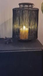Windlicht / lantaarn, Ophalen, 25 tot 50 cm, Zwart, Zo goed als nieuw