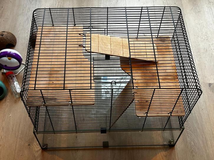 hamsterkooi (58x38x36), Dieren en Toebehoren, Knaagdieren en Konijnen | Hokken en Kooien, Gebruikt, Kooi, Minder dan 60 cm, 75 tot 110 cm