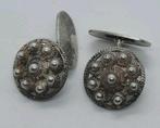 Zilveren Zeeuwse Manchetknopen, Ophalen of Verzenden, Gebruikt, Zilver