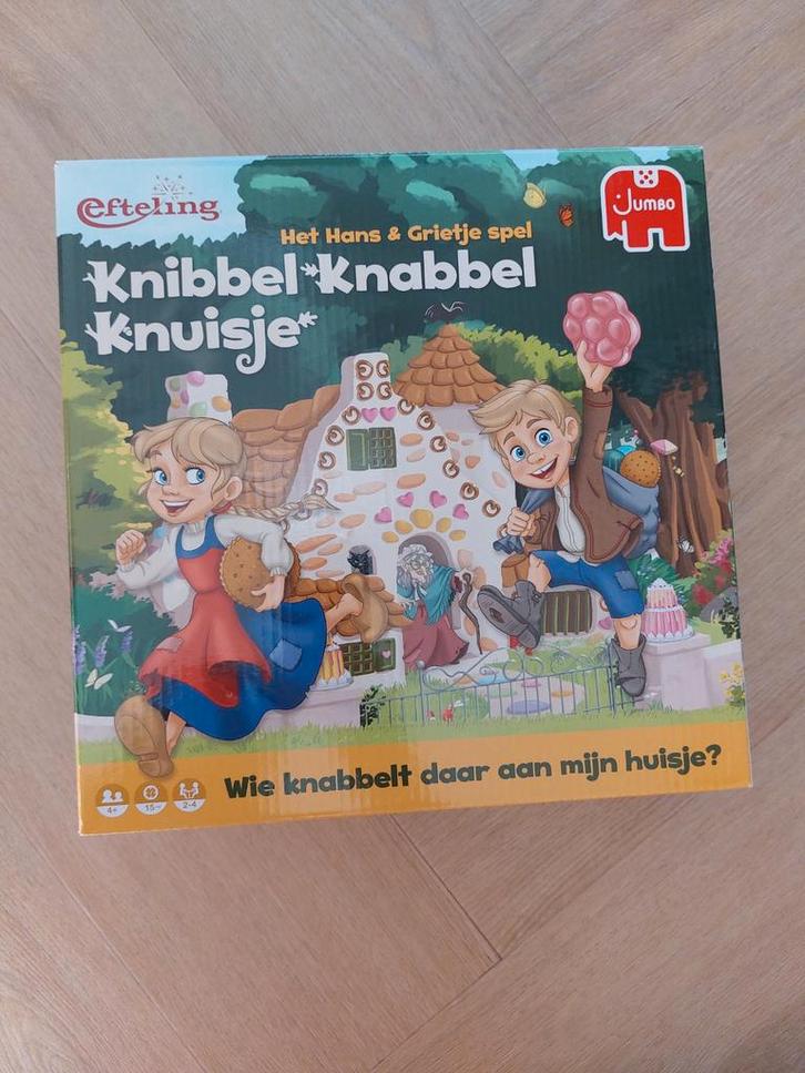 Knibbel Knabbel Knuisje - Jumbo/Efteling - Compleet!, Hobby en Vrije tijd, Gezelschapsspellen | Bordspellen, Zo goed als nieuw