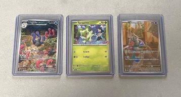 3 pokemon kaarten scarlet en violet beschikbaar voor biedingen
