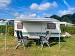 Chateau Calista 450, tent, luifel, zijtenten, zakluifel, Caravans en Kamperen, Chateau, Rondzit, Schokbreker, Frans bed