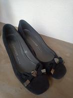 Prachtige suede Peter Kaiser schoenen hakken blokhak mt 38.5, Peter Kaiser, Schoenen met lage hakken, Zwart, Ophalen of Verzenden