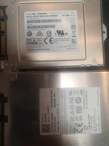 10x 128GB SSD partij prijs €50,00 beschikbaar voor biedingen