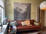 Loods 5 bank, leer, Huis en Inrichting, Ophalen of Verzenden, Gebruikt, Leer