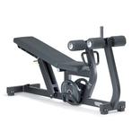 Technogym adjustable decline/ab crunch bench Pure, Sport en Fitness, Ophalen, ., Buik, Fitnessbank