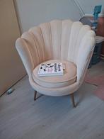 Schattige Schelp Stoel - Zo Goed Als Nieuw!, Huis en Inrichting, Fauteuils, Minder dan 75 cm, Ophalen of Verzenden, Zo goed als nieuw