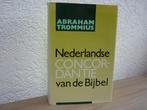 Abraham Trommius - Nederlandse Concordantie van de Bijbel, Gelezen, Christendom | Protestants, Ophalen of Verzenden