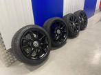 Nuvolari 18 inch Velgen Zwart 5x112 VW Audi Seat Skoda, Auto-onderdelen, 18 inch, Banden en Velgen, 225 mm, Winterbanden