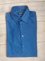 John Cabot blauw effen overhemd, Kleding | Heren, Overhemden, John Cabot, Blauw, Ophalen of Verzenden, Zo goed als nieuw