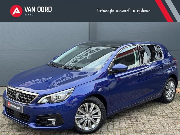 Peugeot 308 1.2 Allure / 100 % Onderhoud / Trekhaak / Leder, Auto's, Peugeot, Bedrijf, Te koop, ABS, Achteruitrijcamera, Airbags