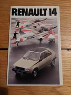 Brochure Renault 14 UK, Ophalen of Verzenden, Zo goed als nieuw, Renault