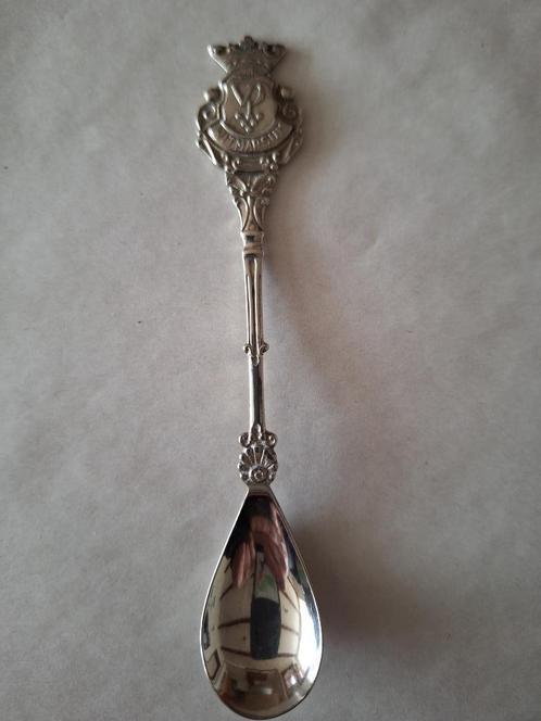 5 verzilverde lepeltjes, Antiek en Kunst, Curiosa en Brocante, Ophalen of Verzenden