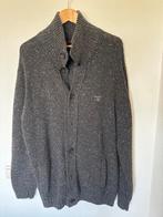 GANT Vest Heren 2XL donkerbruin gemeleerd, Ophalen of Verzenden, Gedragen, Overige maten, Grijs