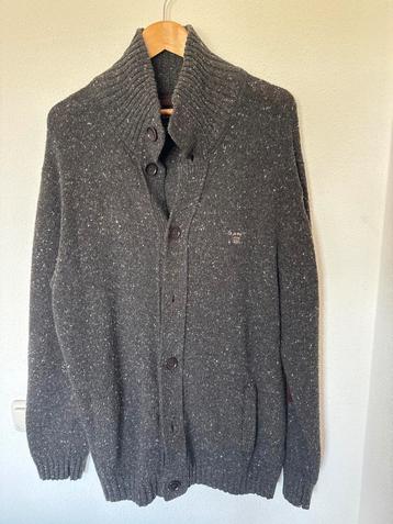 GANT Vest Heren 2XL donkerbruin gemeleerd beschikbaar voor biedingen