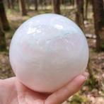 Mangano Calciet Bol 9 cm  (UV gevoelig), Verzamelen, Mineralen en Fossielen, Ophalen of Verzenden, Mineraal