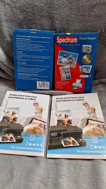 Fotopapier: 2x Spectrum 10x15 cm, 210 gr. 80 vel, glans beschikbaar voor biedingen