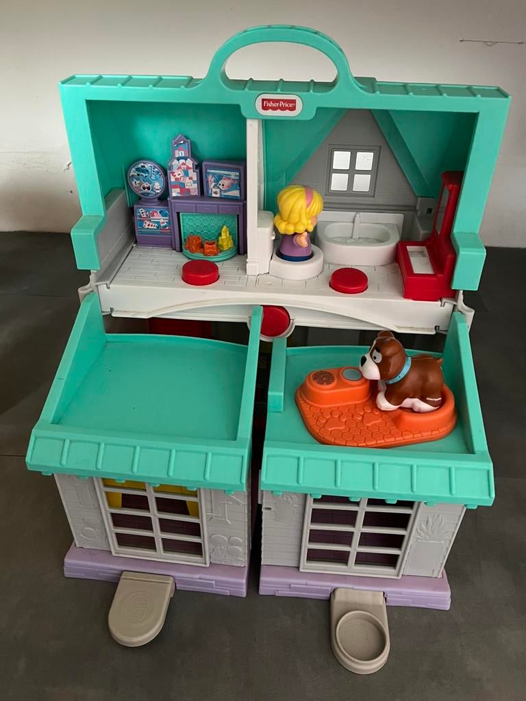 Fisher Price Little People speelhuis, Kinderen en Baby's, Speelgoed | Poppenhuizen, Ophalen of Verzenden, Zo goed als nieuw, Poppenhuis