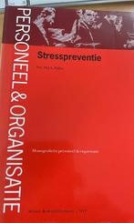 Stresspreventie, Boeken, Zo goed als nieuw, Gamma, Drs MJA Paffen, HBO