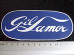 sticker logo Gil Lamor, Verzenden, Zo goed als nieuw, Merk