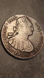 Bolivia,8 Reales 1806-PJ, Potosi zilver, Charles IV., Ophalen of Verzenden, Noord-Amerika, Losse munt, Zilver