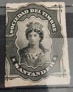 Spanje locale belastingzegel Sociedad del Timbre Santander, Postzegels en Munten, Ophalen of Verzenden, Postfris
