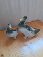 2 Vintage Eenden Beeldjes, Antiek en Kunst, Antiek | Keramiek en Aardewerk, Ophalen of Verzenden